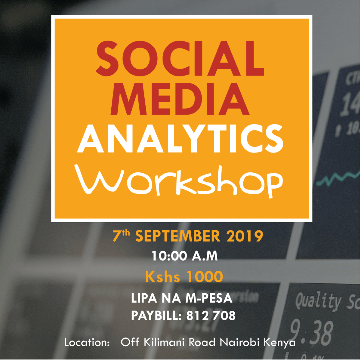 ItikaComm's tweet image. Get enlightened on what social media nalytics is and why it
 is important to your company. Click the link below to register.
docs.google.com/forms/d/18mXLU… 
 Any inquiries about the event or registration reach us on 0755694769.