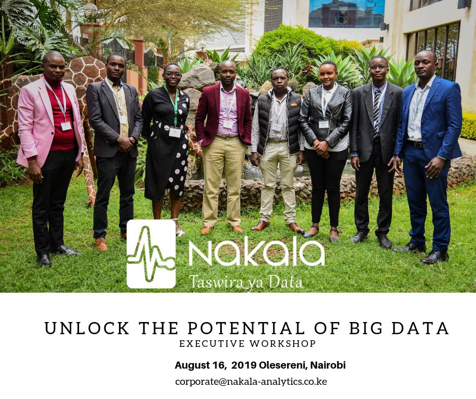 NakalaAnalytic's tweet photo. Congratulations! This team of #senior #managers who attended "Unlocking the potential of #bigdata #workshop" in #Nairobi will lead the industry.  Go ye and change the world! At #NakalaAnalytics, we are leading the #fourth #industrial #revolution #implementation. https://t.co/ZvAqNvrVS0