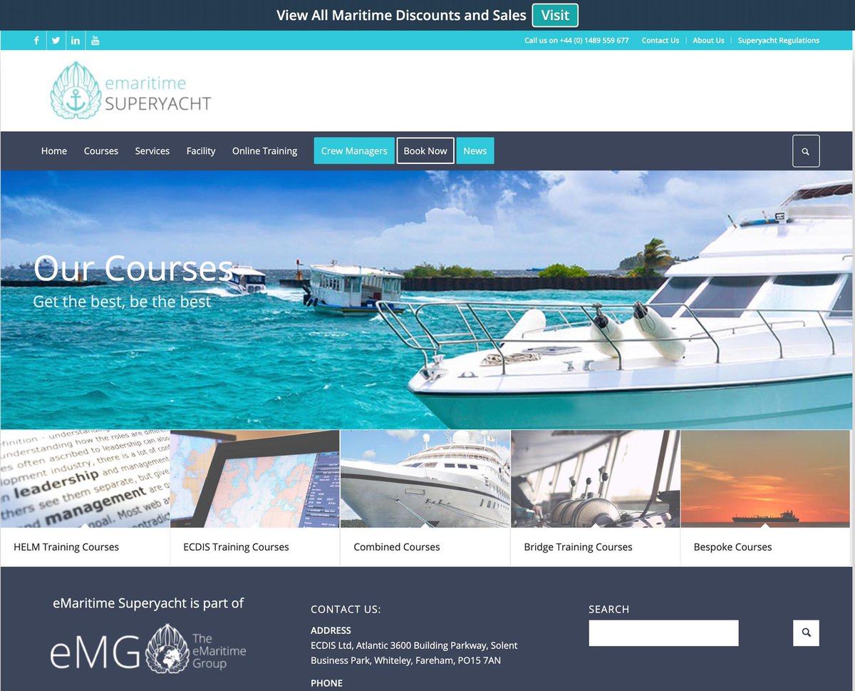 ECDISsuperyacht's tweet image. MCA Approved HELM (O &amp;amp; M) Courses Available [ecdissuperyacht.com]()

BOOK NOW for a space in ANY WEEK in September &amp;amp; October 2019! 😁⚓️👍

email: info@ecdis.org