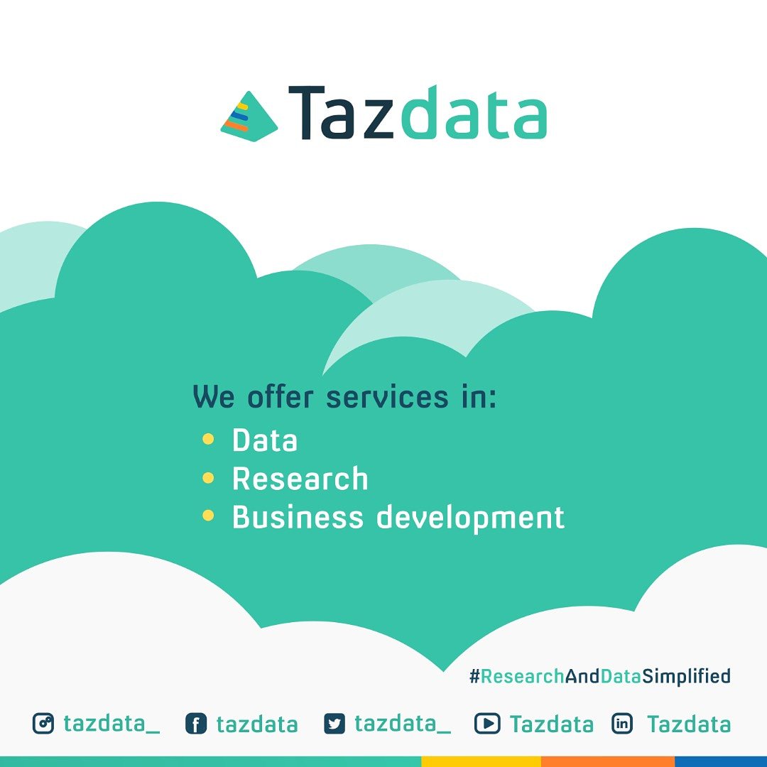 tazdata_'s tweet photo. Let us handle it, Research / Data / Business Development, you are covered
#data #research #businessdevelopment #tazdata #tanzania🇹🇿 https://t.co/oZ0OwJIEf2
