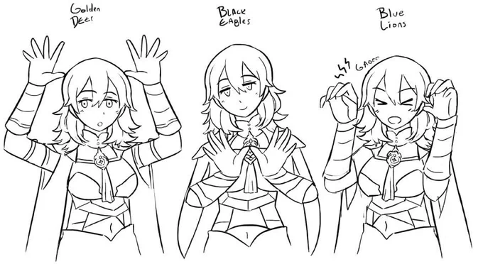 More doodle stuff
I don't understand miss byleth's outfit ? 