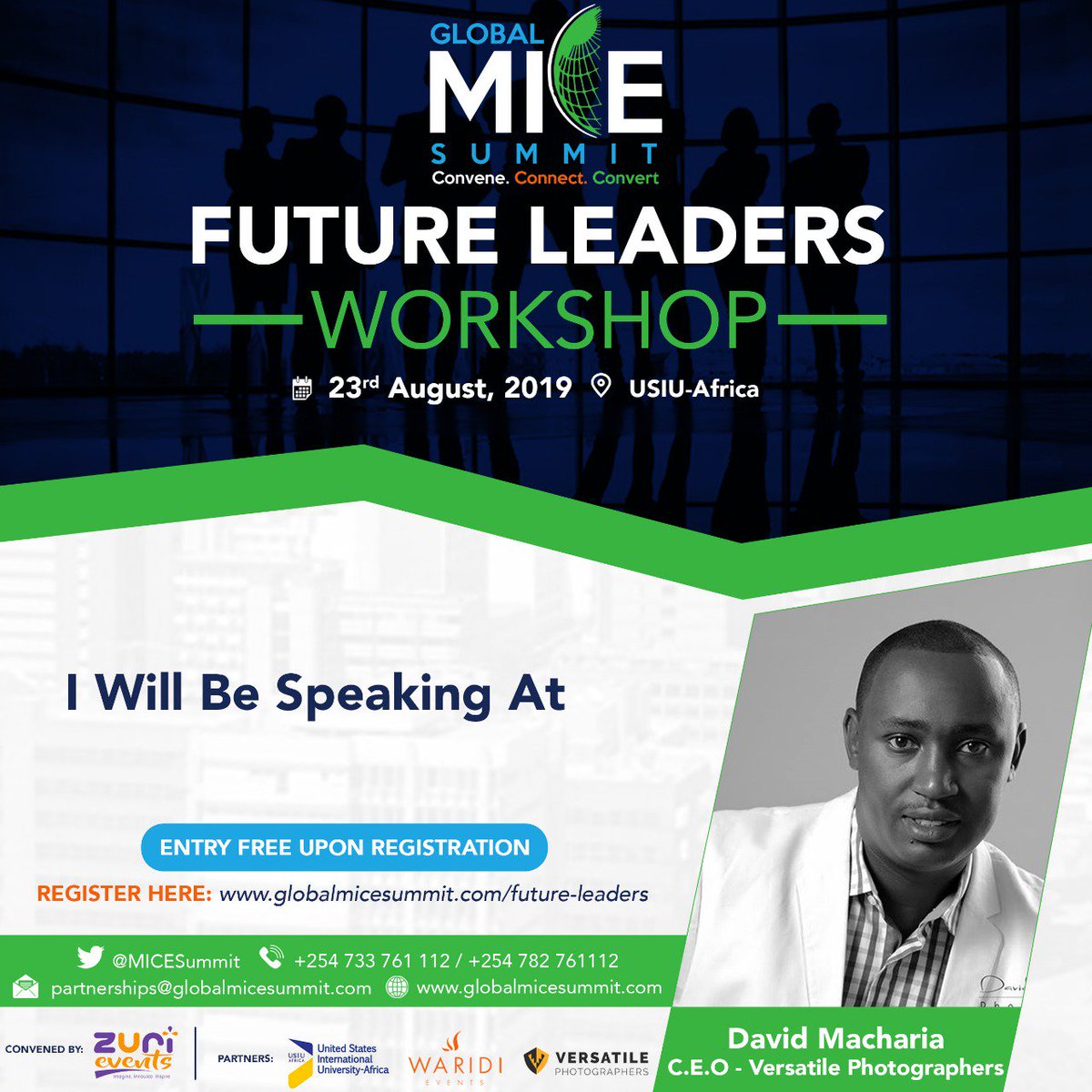 Versatilepics's tweet photo. The Future Leaders Workshop date is nearing, 23rd Aug, 2019. Register here: https://t.co/suyplFQd4o.
#GMS2019 #MICE #ArtsTransformingLives #VersatileCreativeHub https://t.co/DYcWfYcMjq https://t.co/IlgdjbsNwU https://t.co/4i5w8GfEzE