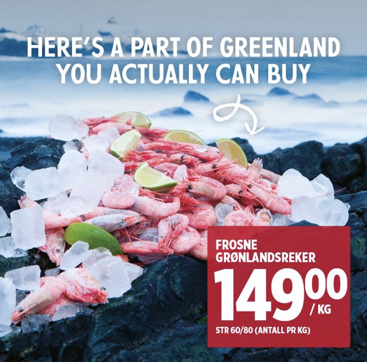 Here’s a part of Grenland you actually can buy #MENY <a href="/realDonaldTrump/">Donald J. Trump</a>