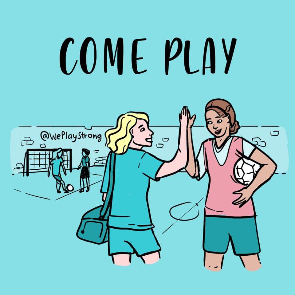 We have had lots of new starters lately but there's always room for more! Come and give football a try, we train at Pye Green every Sunday 3-4pm and now have 3 Mum's Play teams registered in a league! @StaffsFA_WandG #Justplay  #ladiesfootball #staffs #mumsplay <a href="/WePlayStrong_/">The Women’s Football Channel</a>