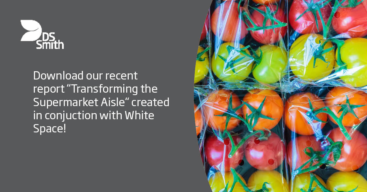 dssmithgroup's tweet photo. At DS Smith we’re Redefining #Packaging for a Changing World – we can make an immediate difference in supermarkets by replacing #plastic packaging with more #sustainable alternatives. https://t.co/6rMKPXNx8k #DSSmithPurpose #RedefiningPackaging https://t.co/pVR4Cz2e5f