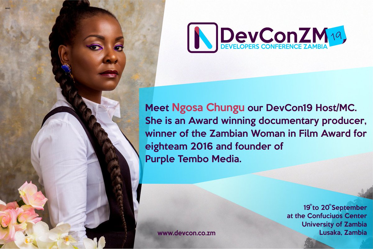 devcon_zm's tweet photo. #DevCon19 is on π₯π₯π₯ with @whoops_c @PurpleTembo being our host. What more can we ask for other than your presence. Get your ticket here πhttps://t.co/aMBxfSIhiF https://t.co/WcVGrjJOz8