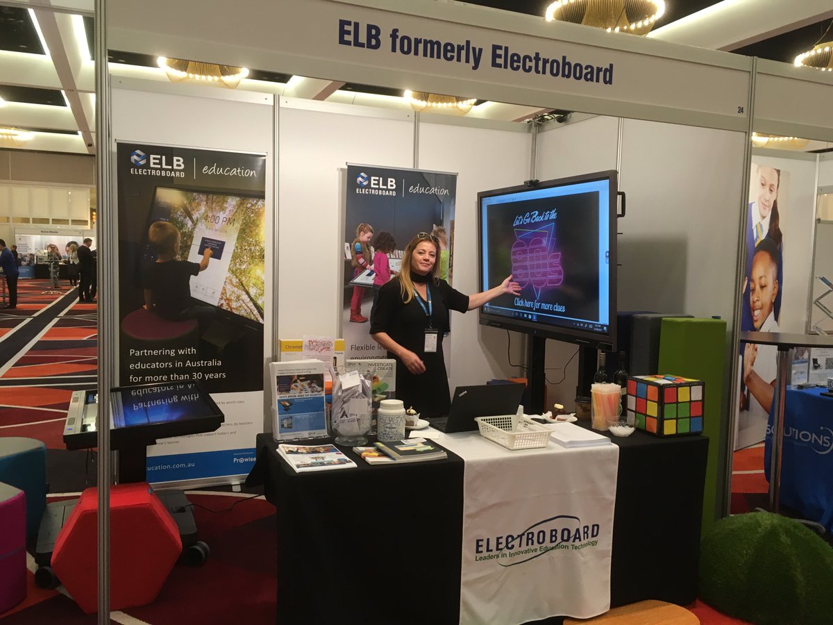 elbeducation's tweet photo. #WAPPA19 conference kicked off today in Perth, visit our friendly education team at Booth 24 and have a play of our latest interactive touchscreens #prowise #prowisepresenter #learningtechnologies #interactivelearning #engageandinspire https://t.co/aJHJsjFei9