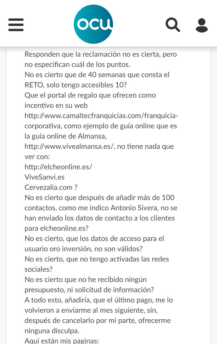 ScarlettLaliber's tweet photo. Más estafados por @Camaltec y yo sigo sin cobrar, por supuesto. Siguiente paso reclamación formal. Recaudando afectados parte II incluidos clientes #estafa #morosos #camaltec https://t.co/6k9DlDoB8U