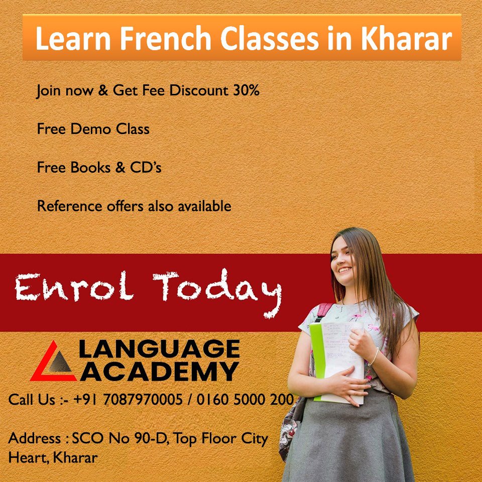 We provide French language classes in Kharar, Mohali, and Chandigarh with all four modules of Reading, Listening, Writing and Speaking. 

Call us at +91-7087970005/01605000200

#LearnFrench #LearnFrenchinKharar #Kharar #Mohali #FrenchClasses #learnfrench #choosefrench