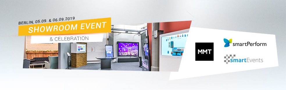 SHOWROOM EVENT BEI MMT
AM 05.09. - 06.09.2019

Spannende Impulsvorträge und innovative Lösungen!

Jetzt anmelden!
de.xing-events.com/GHVLPHZ.html