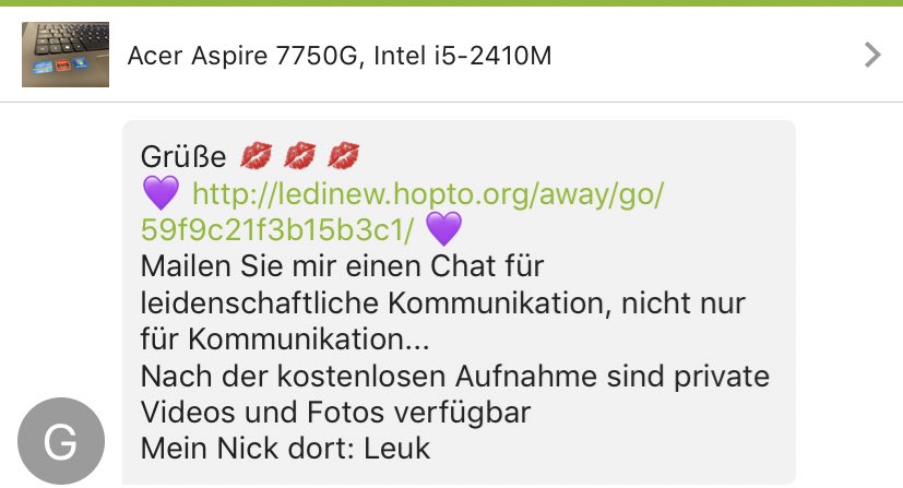 shiftylisa's tweet photo. Wth, da wird eBay Kleinanzeigen wohl nicht nur für Verkauf von Gegenständen verwendet 😳...#userblocked https://t.co/opINsqbBQY