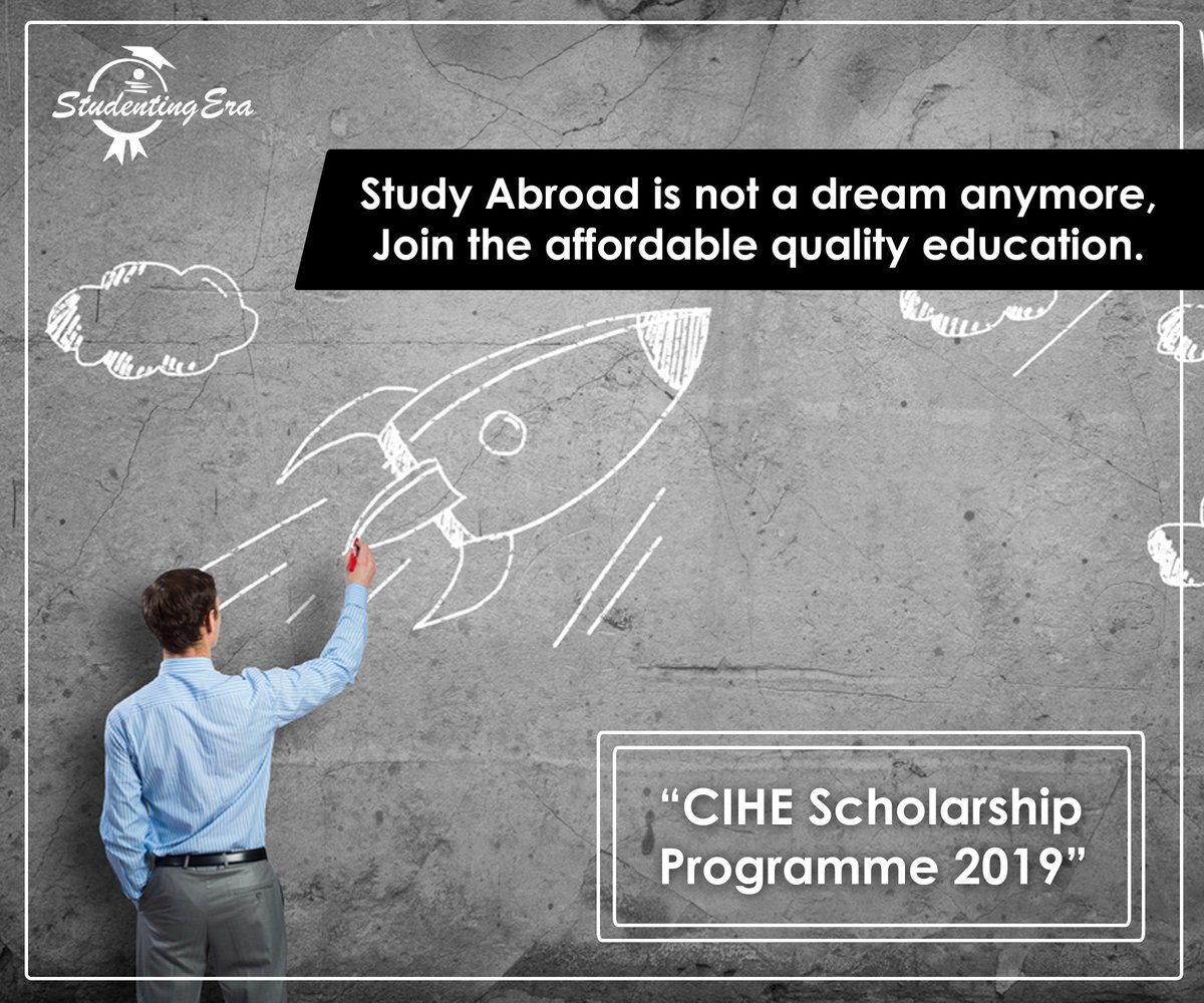 studentingera's tweet photo. Have a dream to study abroad? 

We can help you achieve it through our CIHE Scholarship Programme 2019. Study abroad in Hong Kong at affordable prices. Click here to know more: 

https://t.co/o2cdqeGip4 https://t.co/VZlKpQGJfm