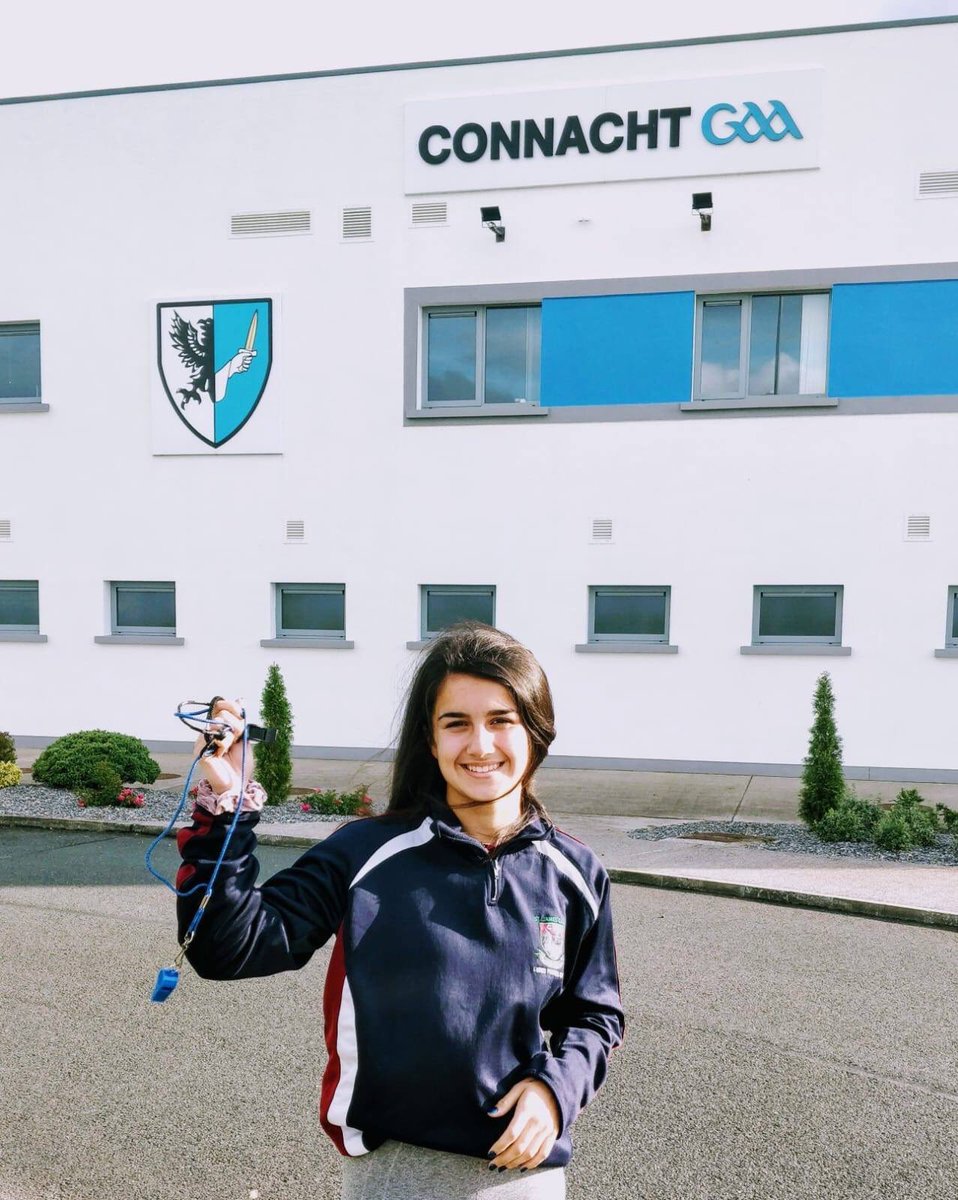 galway_st's tweet image. Congratulations to St. James’ U-16 player Aaliyah Clohessy. Aaliyah attended the Go Games Referee Course at the Connacht GAA Centre of Excellence yesterday. While playing the game is a big part of her life, Aaliyah also shares a passion for refereeing.#realplayerdevelopment