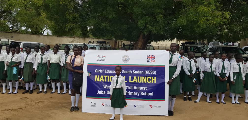 GirlsEdSS's tweet photo. The celebrations begin with a school band, song and dance, showcasing the talent of the youth of #SouthSudan.

VIP guests have arrived from @MoGEISS &amp; @UKinSouthSudan, as well as #education partners &amp; a large number of learners. 

#UKaid #GESS2 #EducationForAll #educationforgirls https://t.co/JFSjOHat1i