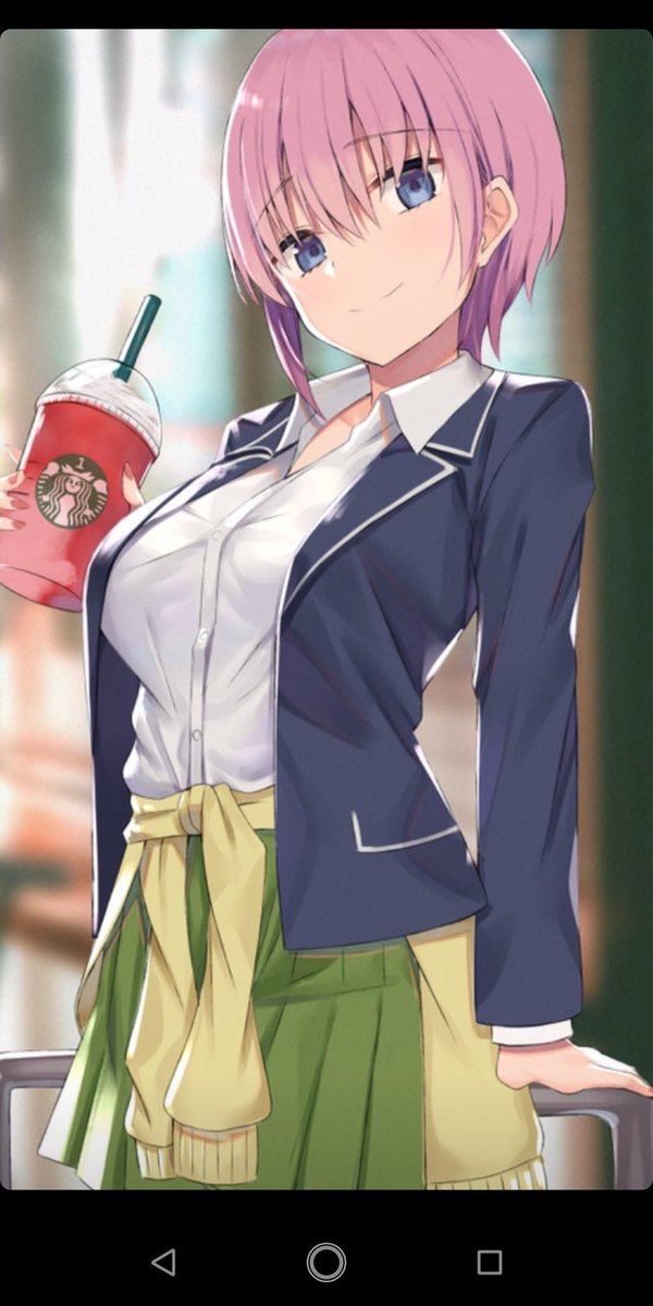 上杉さんがTwitterに投稿した中野一花(五等分の花嫁)のイラスト。