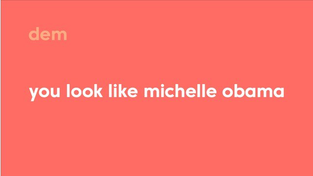 daughtershb's tweet photo. Ever been told you look like someone just because they're #black? 

So have we. 

One of our readers tells her #michelleobama story.

fight for your freedom and tell your story: #iamnotyourmichelleobama #racismatwork #racism
#blacktech #blacktechtwitter https://t.co/Np7oiMpx16