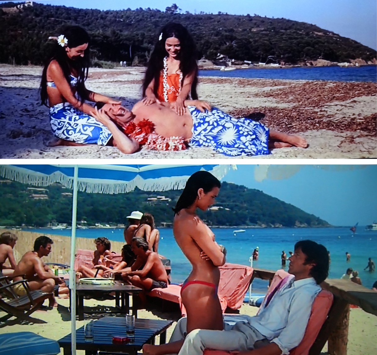 LieuxSt's tweet photo. La plage de Tahiti dans 2 films différents tournés à #SaintTropez .
Retrouvez les lieux de tournage tropéziens en rejoignant le groupe FB ! #sttropez
https://t.co/jxZYR2OqyJ https://t.co/RbBcSHQxjX