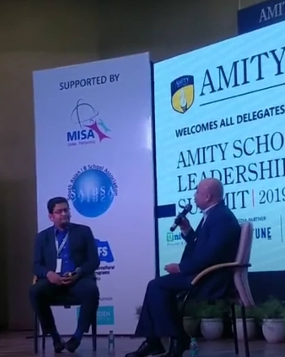 Future50Schools's tweet photo. The session is in full swing and the leaders are loving the dialogue by Mr. Debshankar Mukhopadhyay, CEO, Zee Learn Limited. 
Topic: Scaling Business 101 for the Educator - Scaling through Business Models
Tune into our FB page to watch it LIVE
#Day2  #Future50Leaders
#ASLS2019 https://t.co/M70XpYKxrQ