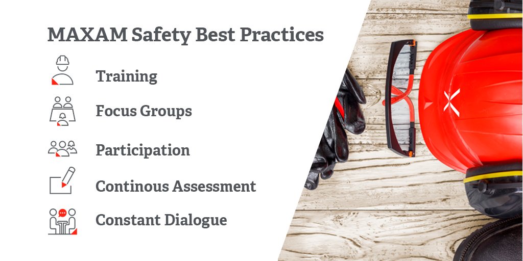 MAXAMCorp's tweet photo. Culture is multi-dimensional, and MAXAM's #SafetyCulture is built on various best practices. We focus on constant communication and inclusiveness to promote safety across our operations globally. #MAXAMCommitment #SafetyCulture https://t.co/36HiP1UBXG