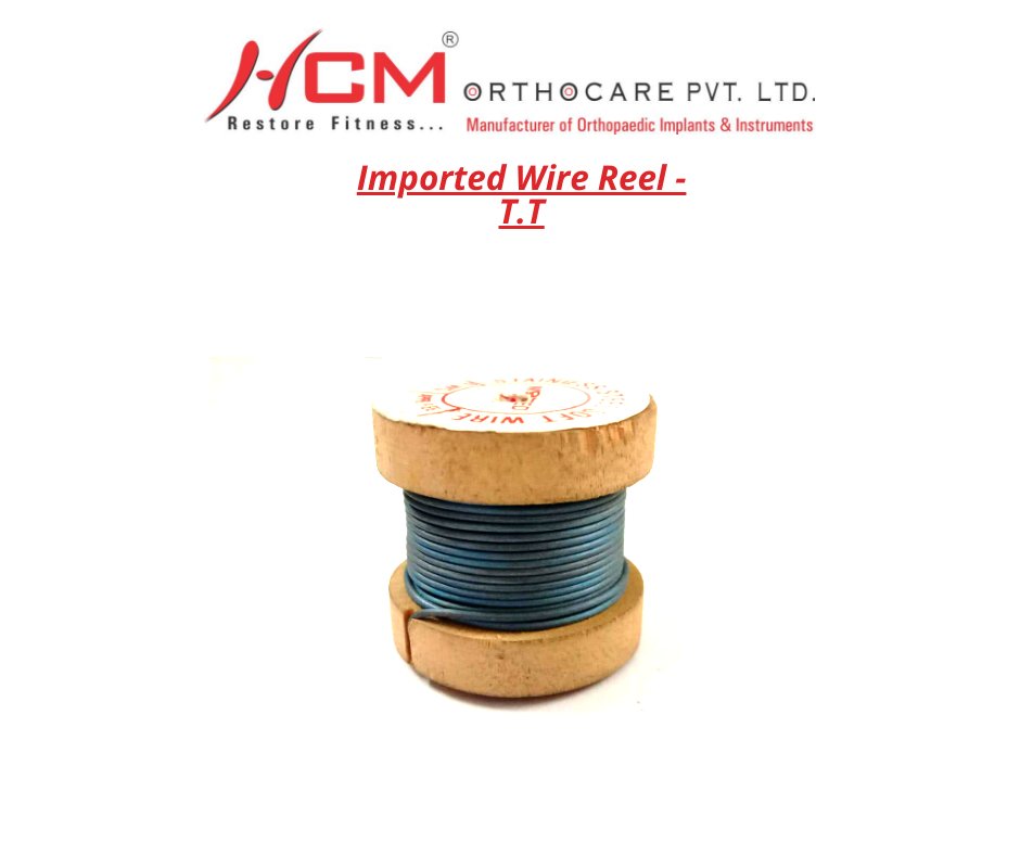 HcmPvt's tweet photo. HCM ORTHOCARE PVT. LTD.

#ImportedWireReel-T.T https://t.co/2SNnUhPJYn