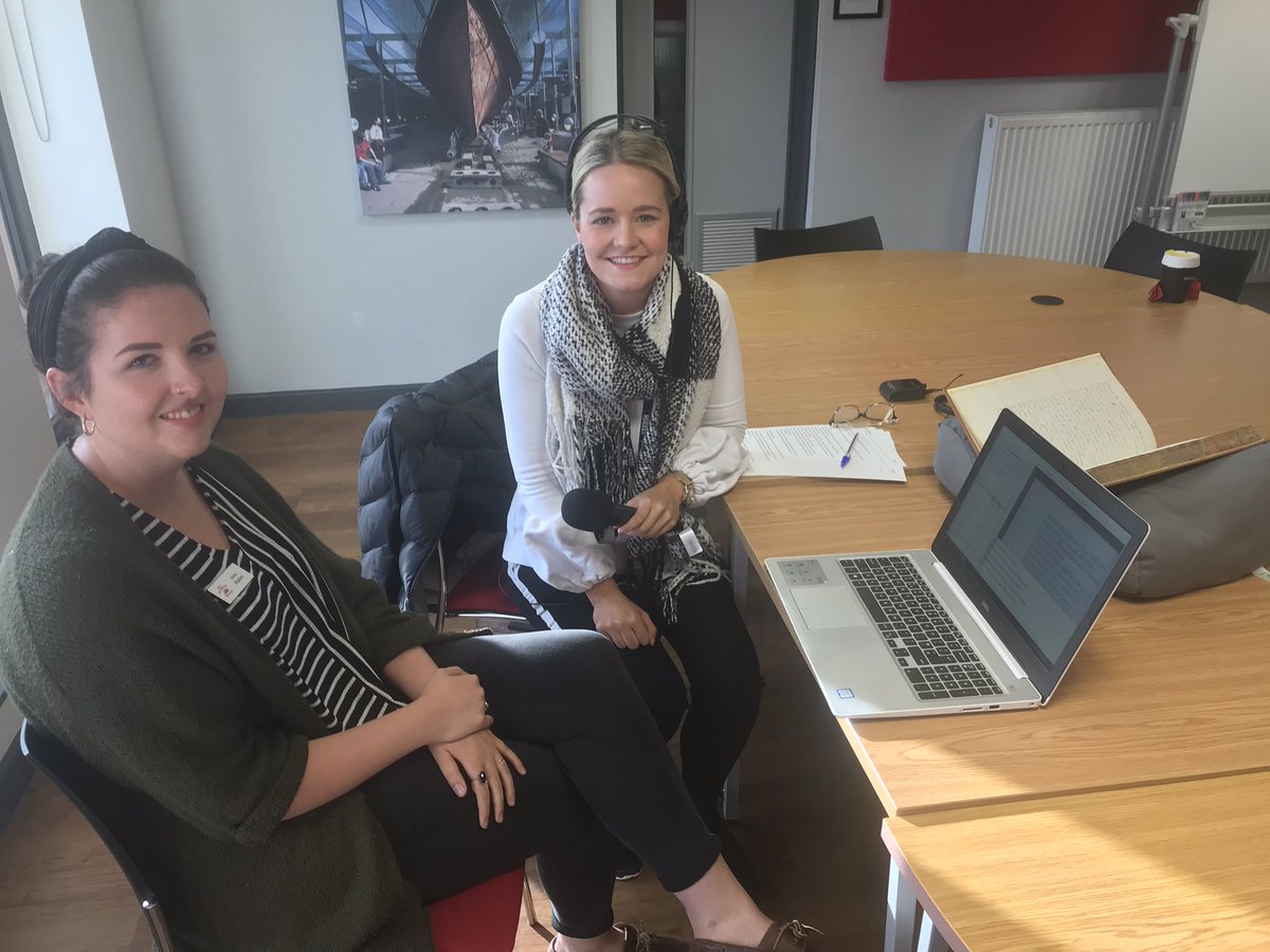 Nickuae's tweet photo. I’ll be on @bbcrb with our placement student Anna at 8.20 to discuss our automatic handwriting transcription project - ‘Transkribus’. Brunel’s handwriting is terrible. Have a listen as we try to read it! cc @Transkribus https://t.co/vFJa5XVdfY