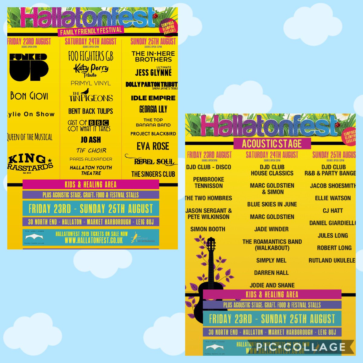 2 DAYS TO GO SO DON’T MiSS OUT!

Tickets: hallatonfest.co.uk

#hallatonfest #festivals #family #kids #airambulance #camping #glamping #healing #summer #music #augustbankholiday #hallaton #leicestershire #besttinyfestival