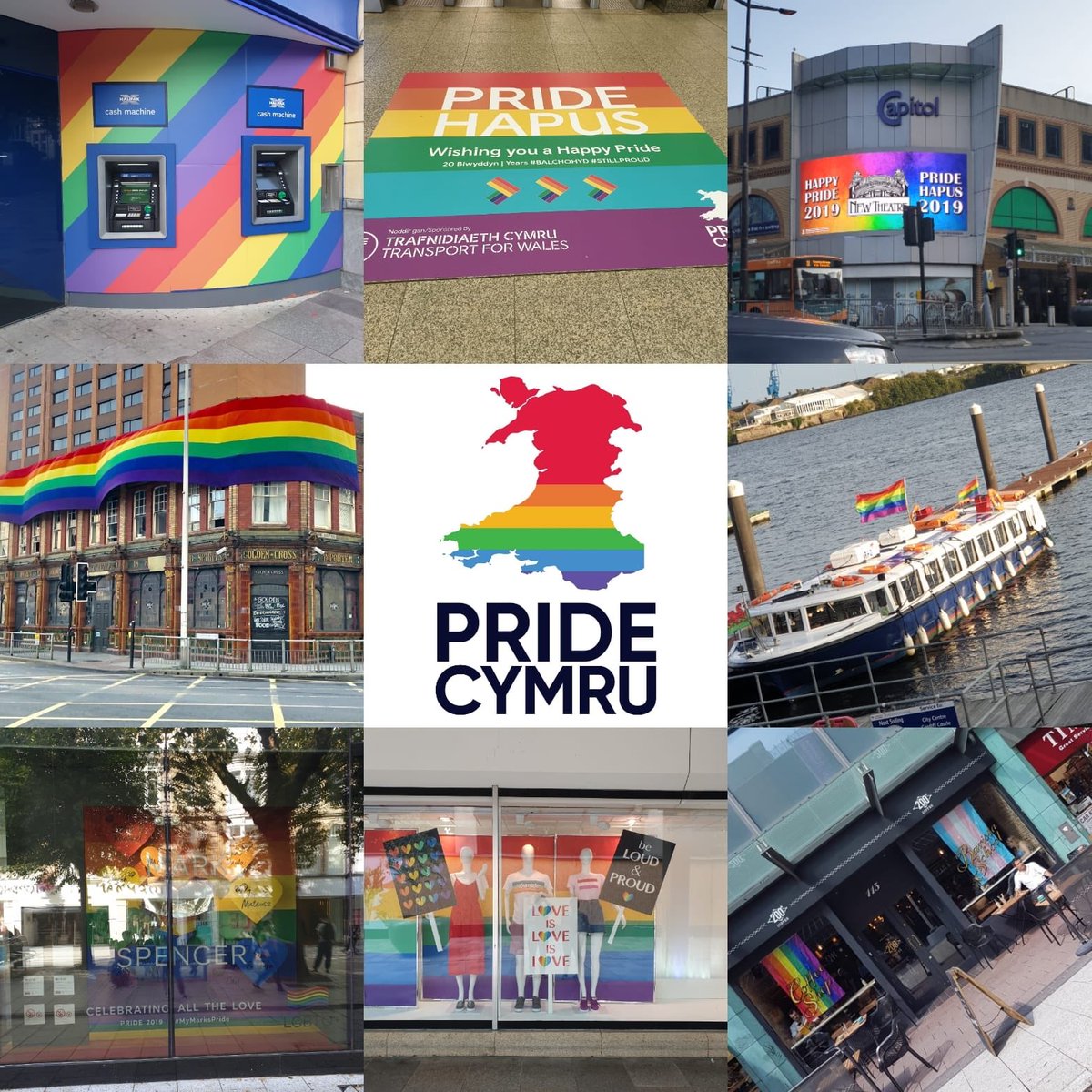 Pride Cymru (@pridecymru) on Twitter photo Great to see the city brightening up in support of #pride ππ
Gwych gweld y ddinas yn llawn lliw tra'n cefnogi Pride β€οΈ <a href="/visitwales/">Visit Wales π΄σ §σ ’σ ·σ ¬σ ³σ Ώ</a> @visitcardiff
.
#lgbtqπ #stillproud #balchohydπ #caerdydd #cardiff <a href="/GoldenCrossCDF/">The Golden Cross π³οΈβπ π³οΈββ§οΈ</a> @AskHalifaxBank <a href="/tfwrail/">Trafnidiaeth Cymru Trenau Transport for Wales Rail</a> <a href="/mandslgbtq/">LGBTQ+ M&S</a> Great to see the city brightening up in support of #pride ππ
Gwych gweld y ddinas yn llawn lliw tra'n cefnogi Pride β€οΈ <a href="/visitwales/">Visit Wales π΄σ §σ ’σ ·σ ¬σ ³σ Ώ</a> @visitcardiff
.
#lgbtqπ #stillproud #balchohydπ #caerdydd #cardiff <a href="/GoldenCrossCDF/">The Golden Cross π³οΈβπ π³οΈββ§οΈ</a> @AskHalifaxBank <a href="/tfwrail/">Trafnidiaeth Cymru Trenau Transport for Wales Rail</a> <a href="/mandslgbtq/">LGBTQ+ M&S</a>