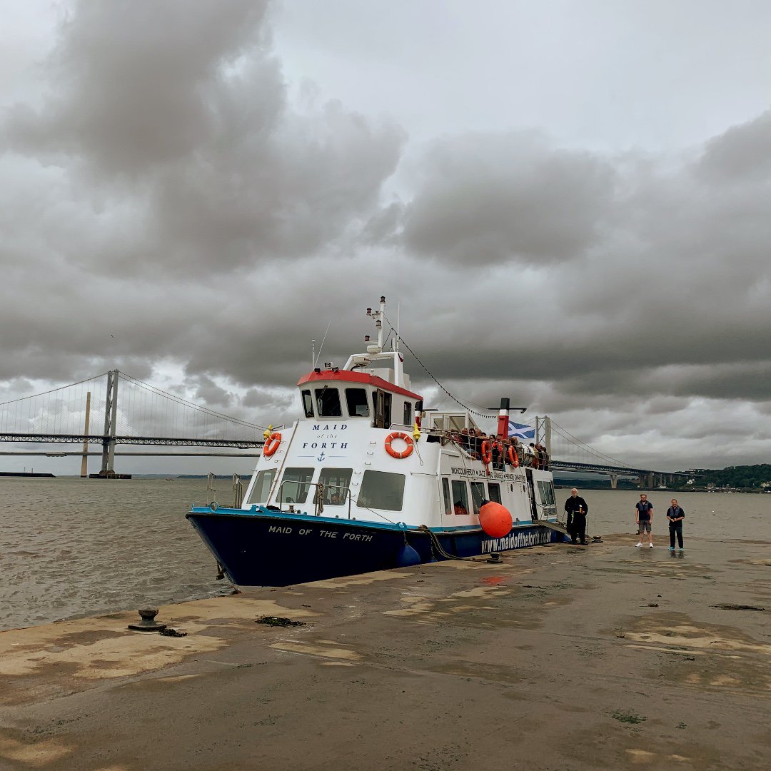 Maidoftheforth's tweet photo. It may already be Wednesday but we have a full five days ahead of us before we can call it a week. Come aboard this week for one of our beloved sightseeing tours. We have four departures leaving the pier every day until Sunday. 

#MaidAdventures #ForthRiver #BoatTrip #DaysOut https://t.co/DjoFNeQmn4