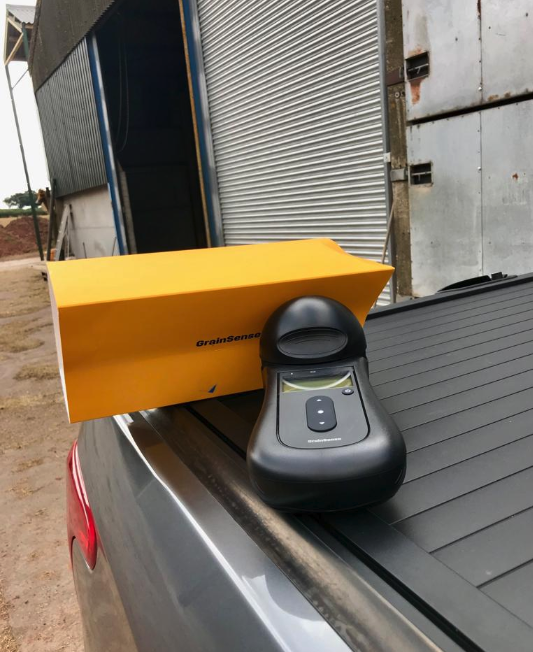calibrecontrol's tweet photo. Another @GrainSenseOy delivered for a trail yesterday! Perfect for on-farm protein measurements!  #proteintesting #harvest2019 https://t.co/gCmlNgtw84