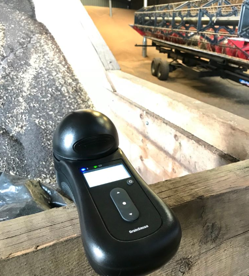 calibrecontrol's tweet photo. Another @GrainSenseOy delivered for a trail yesterday! Perfect for on-farm protein measurements!  #proteintesting #harvest2019 https://t.co/gCmlNgtw84