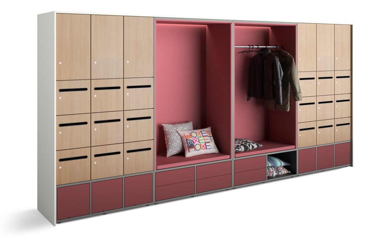 teambyensemble's tweet image. A wall of storage can be dull.  Noise pollution in the office can be disruptive.
Talk to us about solving both problems byensemble.com 

#wearebyensemble #wernerworksbyensemble #acousticsolution