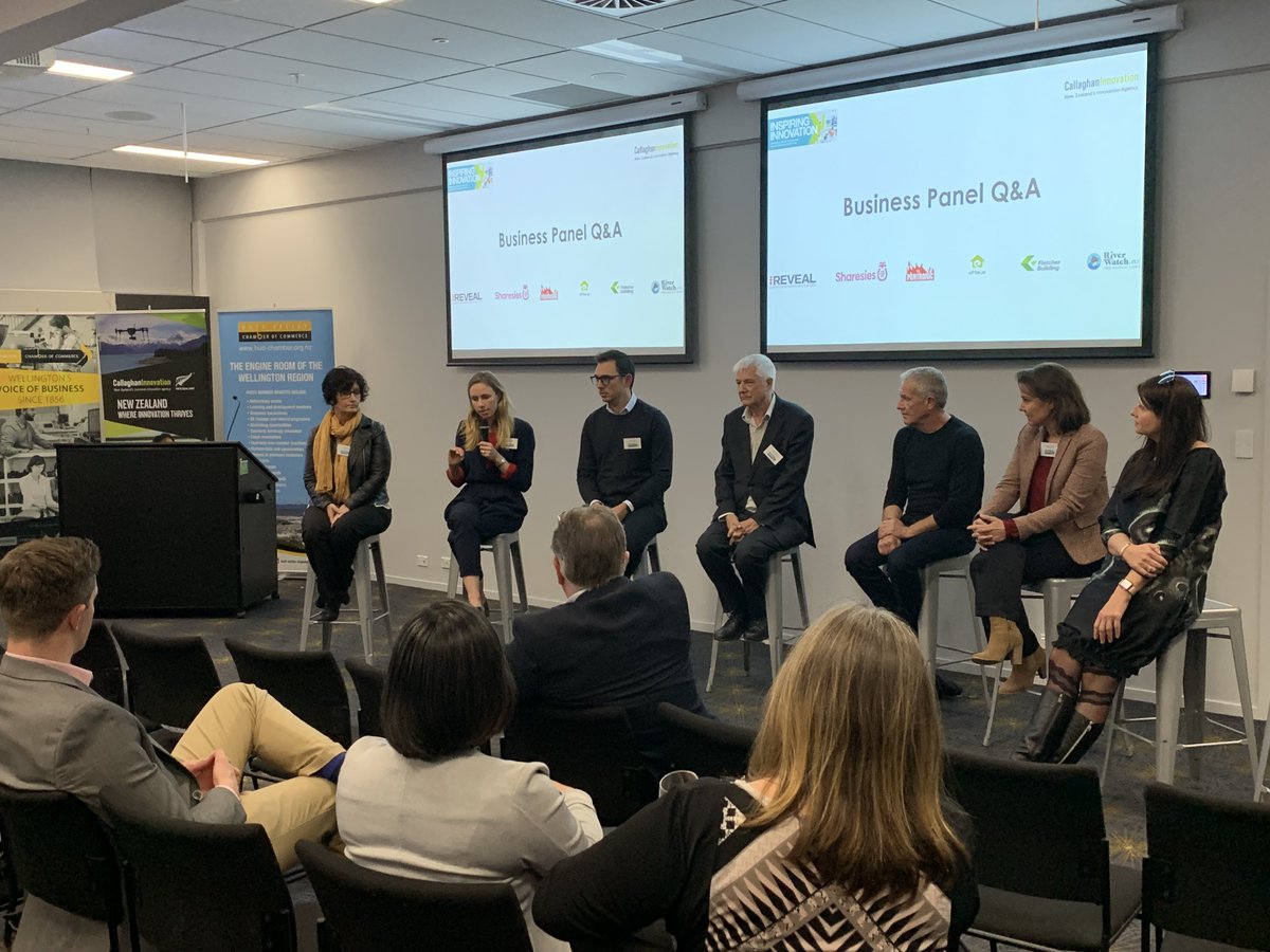 Kia Ora to our stellar #WorldEntrepreneursDay speakers + panellists: Glenda Brown <a href="/eHausUneed1/">eHaus</a>, <a href="/SamWiffen/">Sam Wiffen</a>, David Percy #Pertronic, <a href="/LisbethJacobs/">Lisbeth Jacobs</a>, Grant Muir #RiverWatch, Brooke Roberts <a href="/SharesiesNZ/">Sharesies</a>, + MC Johnny Priestley #GracefieldInnovationQuarter #twentyfirstaugust