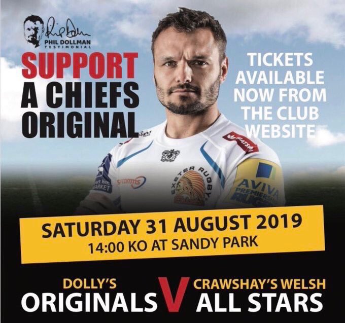 <a href="/DollysYear/">Dolly's Testimonial</a> Originals might have some prolific wingers but they don’t have a #GOAT 🐐
Richard Carter <a href="/Black_Panther14/">Richard Carter</a> is @AberavonRFC greatest winger of all time and was named as the best winger in Wales outside of pro rugby. Expect him to be on fire at <a href="/SandyParkExeter/">Sandy Park Exeter</a>