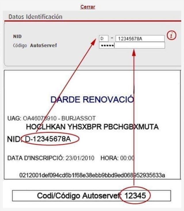 GVAlabora's tweet photo. ❓#PreguntesFreqüents: saps què és el #NID? 🤔
✅ És el Número d'Identificació de la #Demanda. 
Es tracta del teu DNI, amb lletra, precedit per la lletra D.
En el cas dels NIE, la lletra serà una E. ⬇️⬇️⬇️ #Renovació #Autoservef #SomLabora https://t.co/gYqgsoM8Tt