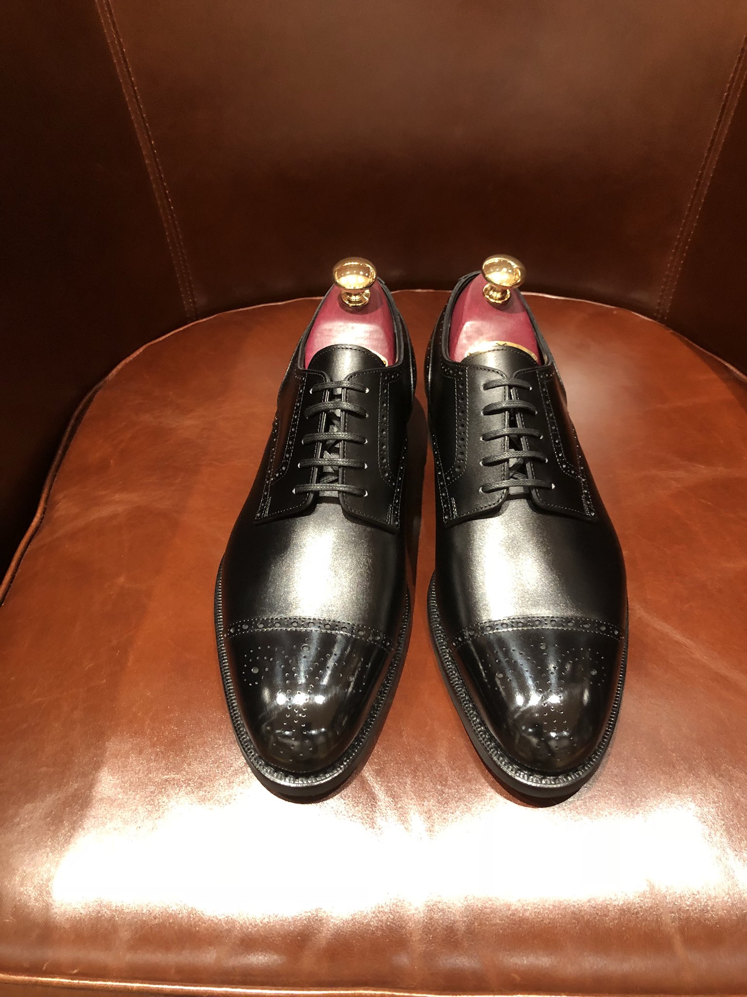 三陽山長 寿伍郎 サイズ6.5 シューツリー付き | www.hotelesperia.net