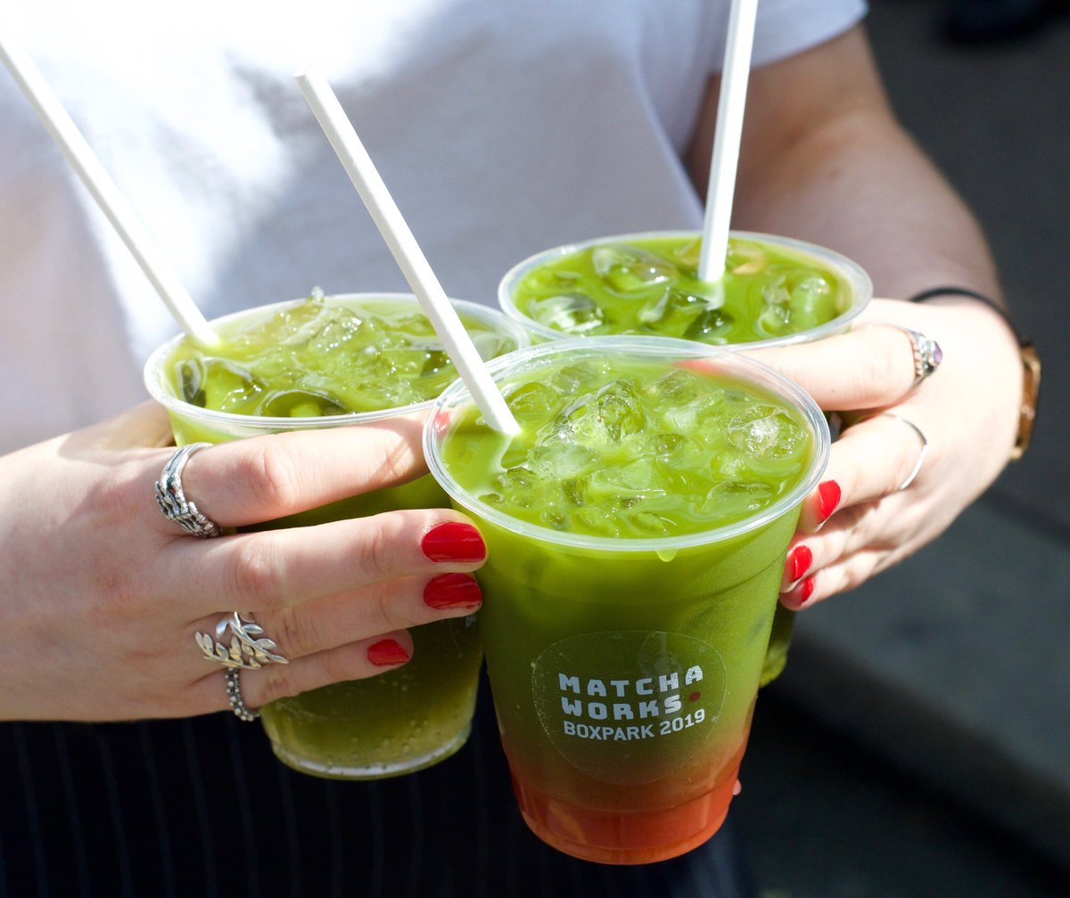 Who bought all the iced matcha coolers? Us: 👋