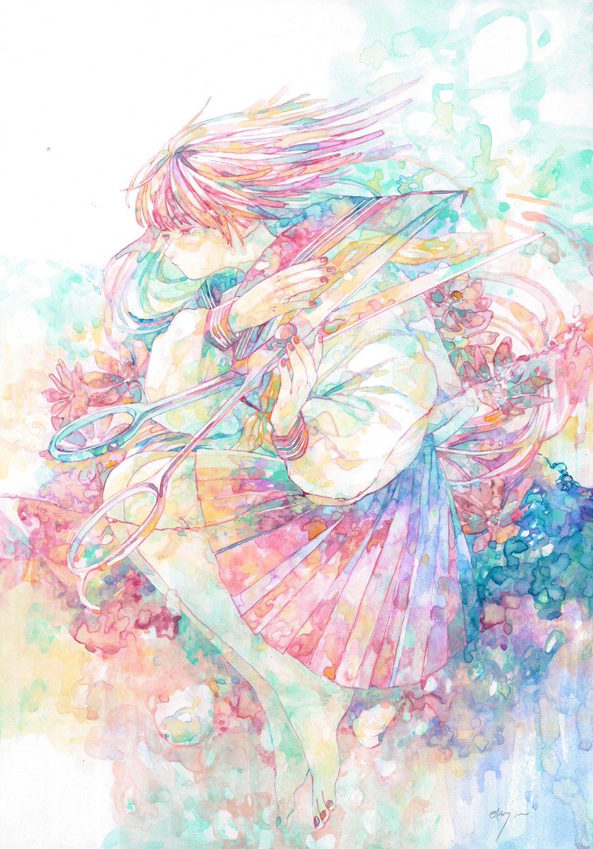 「サヨナラ 」|オカユウリのイラスト