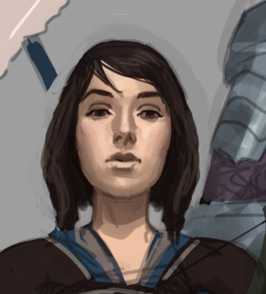Srionart's tweet photo. #dnd #portrait work in progress https://t.co/KvCacSqfgC