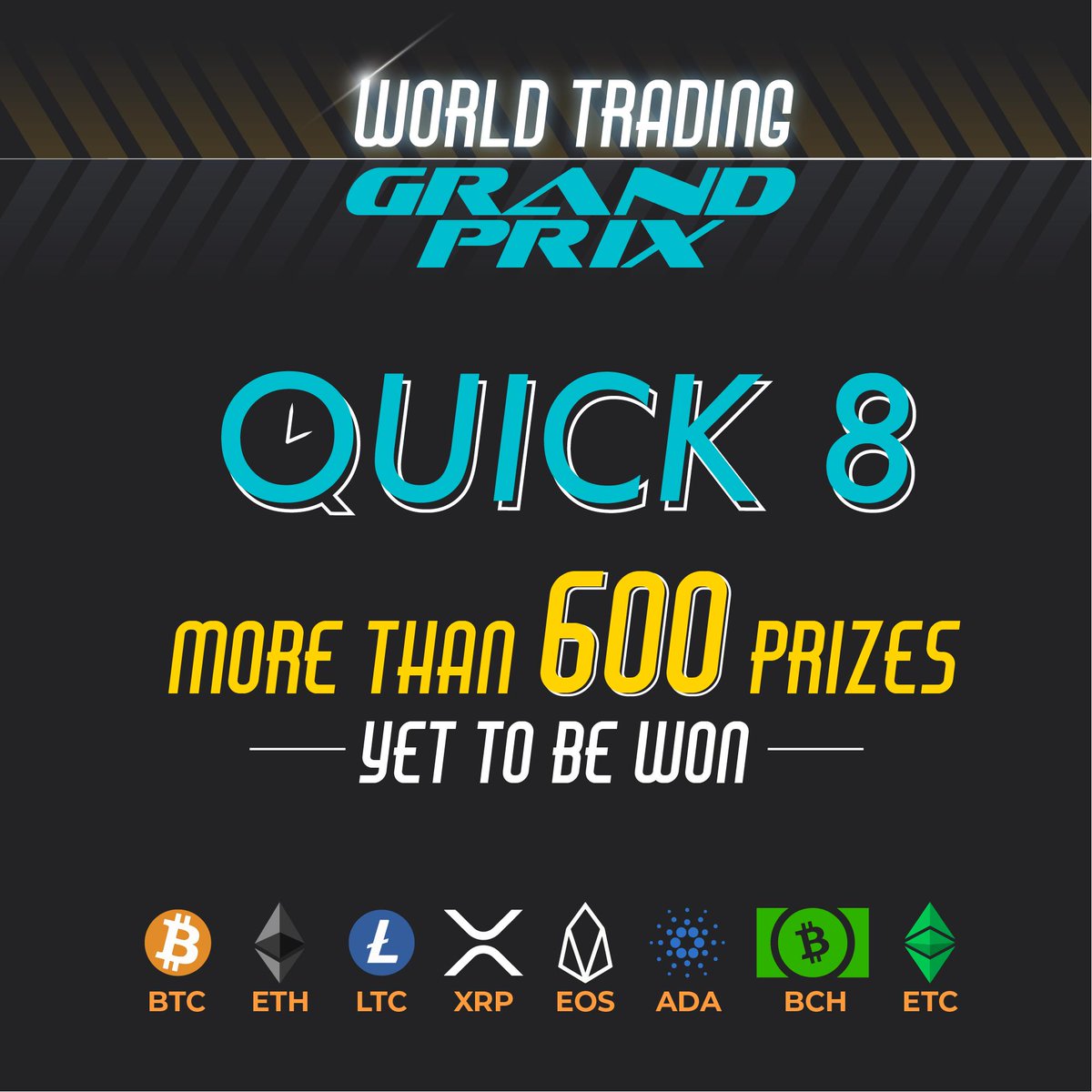 snapexofficial's tweet image. There&apos;s more than 6,000 USDT still up for grabs with #Quick8! Just make a profit on all 8 contracts with your demo account to claim your free 10 USDT - it&apos;s as simple as that. Hurry and claim yours before the end of the competition period. #snapex #contracttrading #leverage