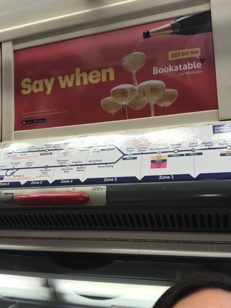 CateWake's tweet photo. @Bookatable and we’ve got small ones...
#BookatableExperiences #Adspotting https://t.co/pjI74T8wwq
