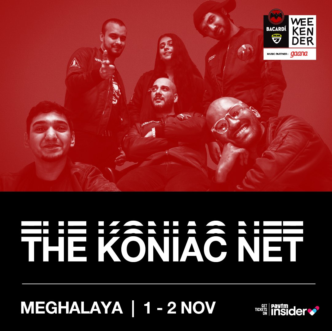 Indie, alternative rock will be 'herd' up in the hills. Say hello to <a href="/thekoniacnet/">The Koniac Net</a>! Get tickets here: bit.ly/31SlxPC #Lineup2019 #BacardiNH7 #10YearsOfHappy