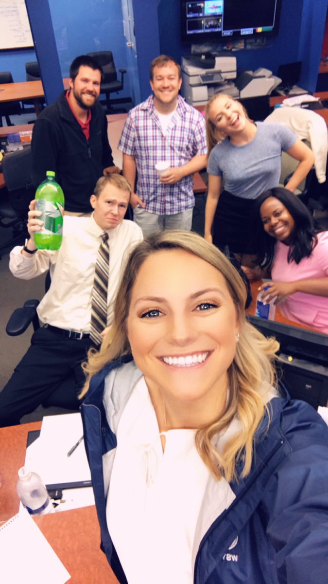 NeSommavilla's tweet photo. We’re basically sleepwalking so it’s a filter kinda morning but we are #FairReady we’ll be more awake at 430 I promise #NC9AtTheFair @NewsChannel9 https://t.co/U2IAOlgtcw