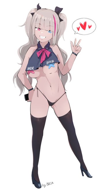 MDR의 스트리밍 복장!  
#少女前线 #ドールズフロ 