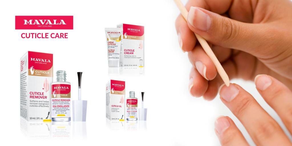 Mavala_SA's tweet photo. Overgrown cuticles detract from the neat outline of the nail, and can split to form annoying hangnails. Weekly cuticle is essential to maintaining beautiful, care for nails. 

Get your MAVALA cuticle care products at Dis-Chem Pharmacies nationwide! https://t.co/Q0usDtVC1v