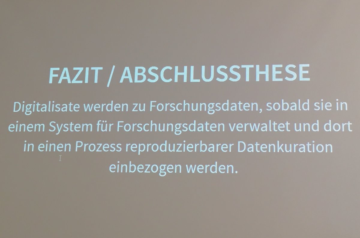 Stealitseal's tweet photo. Sind alle Digitalisate von #Archivgut bereits #Forschungsdaten 🤔 fragt Nils Reichert (Hessisches Landesarchiv) und zieht dies Fazit.
#FDMgestalten #Datenkuration https://t.co/hKJEH9Mxc0