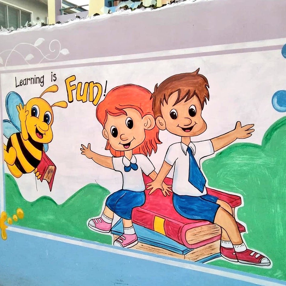 Vision Educational Consult
Mural paintings work @ Clemmy private school Egbe Lagos