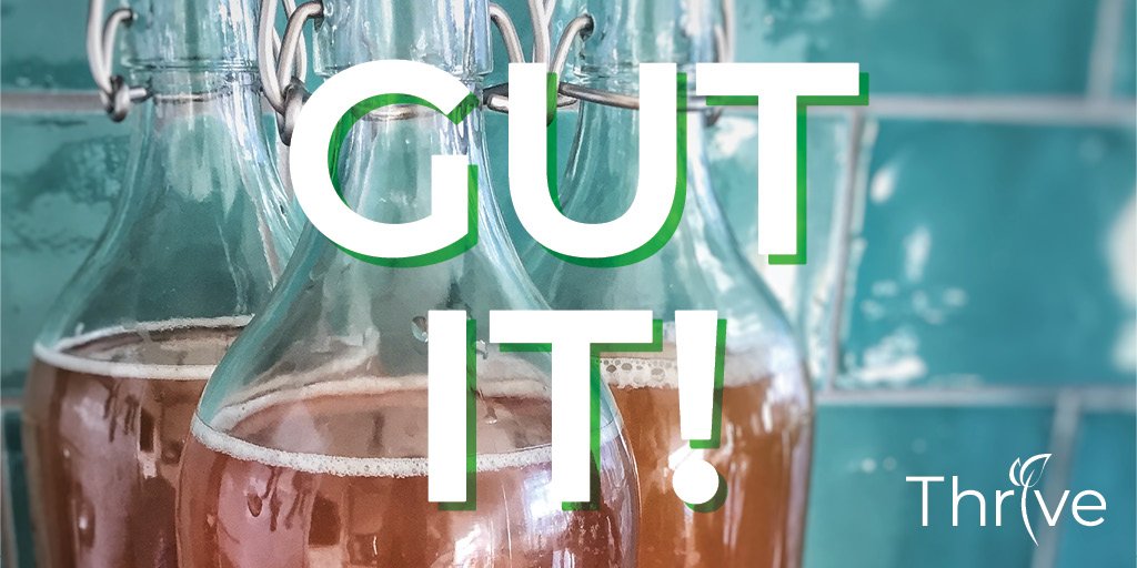 NutritionBites1's tweet photo. Top Tip to nuture your gut - KOMBUCHA - a bacteria-rich fermented tea with a sharp taste. You can use it in dressings instead of vinegar. Find out more: https://t.co/YCBvKJ6gme #SubscribeToThrive #IntelligentEating #gut #guthealth https://t.co/Q5E2ztBeal