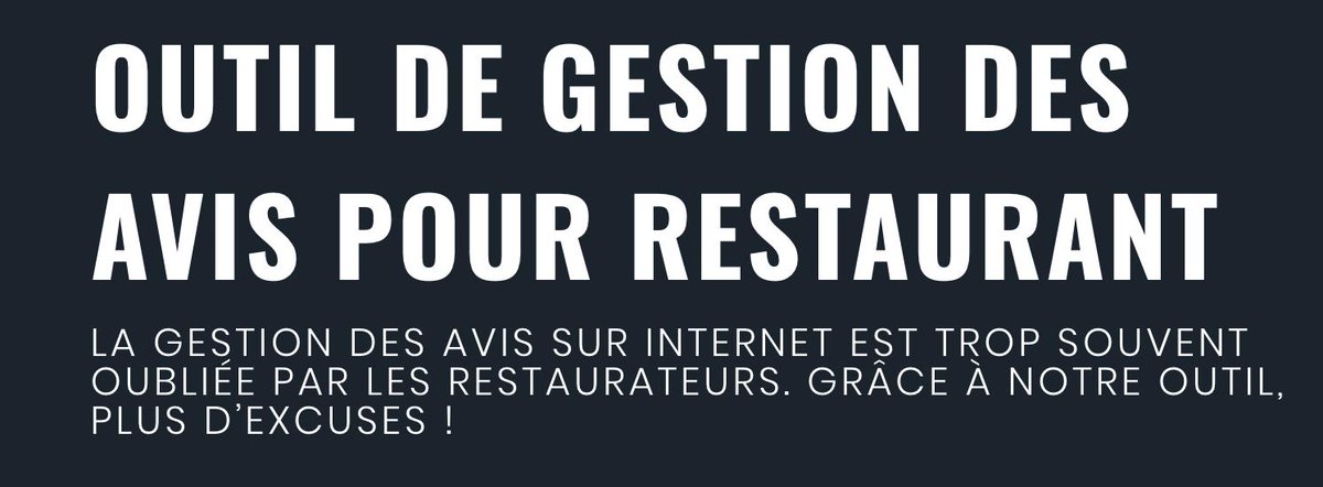 CoachResto1's tweet photo. De nombreux établissements négligent les avis clients, qu’ils soient positifs ou négatifs. ⭐️ https://t.co/RsyH6qNLni
