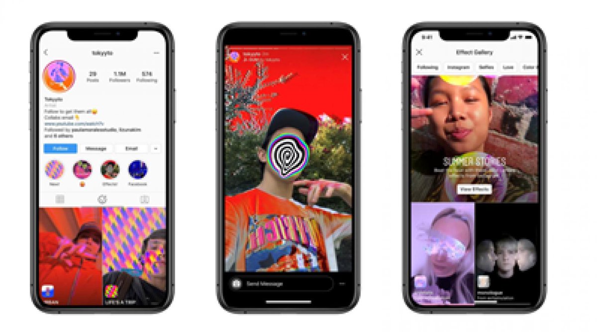 AgenceGW's tweet photo. Instagram : la création de filtres à réalité augmentée désormais possible #Instagram #SocialMedia  
https://t.co/x1JW5yRc4s via @CB_News https://t.co/wx4kFIF0Zp