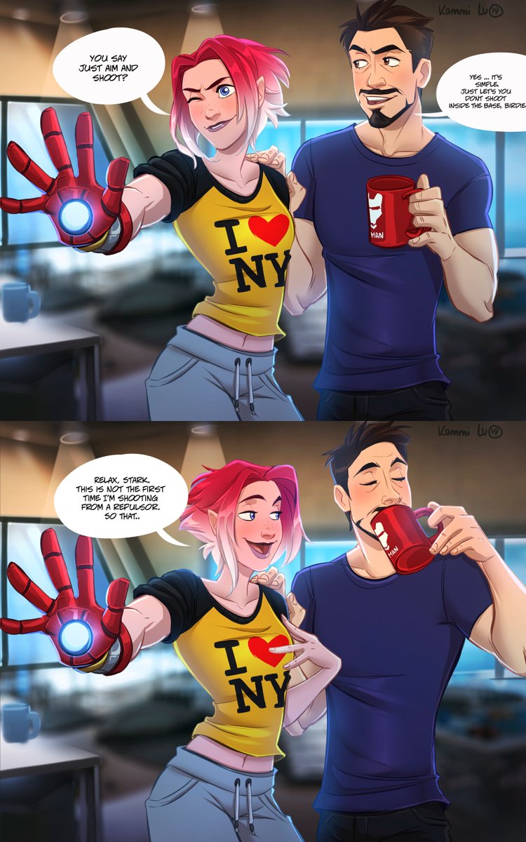 #AvengersEndgame #IronMan #marvelart #TonyStark #Thor Today #ironmay theme is My OC with Tony Stark🌸😌
I changed the theme of the day a bit and portrayed my character!
Meet Sol`Veig 🦅
And as usual, Thor found himself neither at that time nor in that place 😅